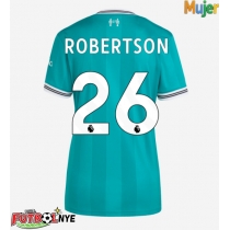 Camiseta Liverpool Andrew Robertson #26 Tercera Equipación para mujer 2025-26 manga corta